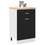 Gabinete de Cajones de Roble Negro - 50x46x81.5 cm von , Küchenschränke - Ref: Foro24-863257, Preis: 95,08 €, Rabatt: %