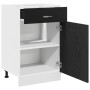 Gabinete de Cajones de Roble Negro - 50x46x81.5 cm von , Küchenschränke - Ref: Foro24-863257, Preis: 95,08 €, Rabatt: %