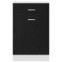 Gabinete de Cajones de Roble Negro - 50x46x81.5 cm von , Küchenschränke - Ref: Foro24-863257, Preis: 95,08 €, Rabatt: %