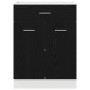Gabinete de fondo con cajones de roble negro  - 60x46x81.5 cm hecho de madera elaborada | Foro24.es | Tu tienda online para hogar, jardín y más Foro24.es