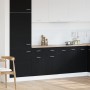 Armario con Cajón en Roble Negro, 80x46x81.5 cm, Hecho de Madera Elaborada by , Kitchen cabinets - Ref: Foro24-863277, Price:...