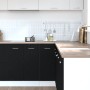 Gabinete Esquinero Inferior de Roble Negro  - 75.5x75.5x81.5 cm | Foro24.es | Tu tienda online para hogar, jardín y más Foro24.es