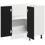 Gabinete Esquinero Inferior de Roble Negro  - 75.5x75.5x81.5 cm | Foro24.es | Tu tienda online para hogar, jardín y más Foro24.es