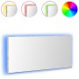 Gabinete de Espejo de Baño con Luz LED Gris Sonoma 80x37 cm
