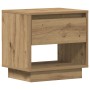 Cabinet de Noche Roble Artesanal 45x34x46 cm Madera Elaborada de , Mesitas de noche - Ref: Foro24-863335, Precio: 52,76 €, De...
