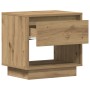 Cabinet de Noche Roble Artesanal 45x34x46 cm Madera Elaborada de , Mesitas de noche - Ref: Foro24-863335, Precio: 52,76 €, De...