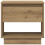 Cabinet de Noche Roble Artesanal 45x34x46 cm Madera Elaborada de , Mesitas de noche - Ref: Foro24-863335, Precio: 52,76 €, De...