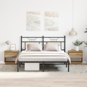 Mesita de Noche 2 pcs Roble Artesano 45x34x47 cm Madera Ingenierizada von , Nachttische - Ref: Foro24-863336, Preis: 86,06 €,...