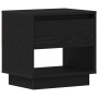Mesita de Noche Roble Negro 45x34x48 cm Madera Ingenierizada de , Mesitas de noche - Ref: Foro24-863337, Precio: 54,15 €, Des...