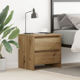 Cabinete de Noche de Roble Artisan 45x34x44,5 cm Madera Elaborada von , Nachttische - Ref: Foro24-863355, Preis: 57,03 €, Rab...
