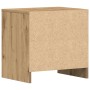 Cabinete de Noche de Roble Artisan 45x34x44,5 cm Madera Elaborada de , Mesitas de noche - Ref: Foro24-863355, Precio: 58,62 €...