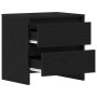 Cabinet de noche 2 pcs Negro Roble 45x34x44,5 cm Madera Engineered de , Mesitas de noche - Ref: Foro24-863358, Precio: 105,60...