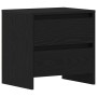Cabinet de noche 2 pcs Negro Roble 45x34x44,5 cm Madera Engineered de , Mesitas de noche - Ref: Foro24-863358, Precio: 105,60...