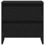 Cabinet de noche 2 pcs Negro Roble 45x34x44,5 cm Madera Engineered de , Mesitas de noche - Ref: Foro24-863358, Precio: 105,60...