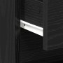 Cabinet de noche 2 pcs Negro Roble 45x34x44,5 cm Madera Engineered de , Mesitas de noche - Ref: Foro24-863358, Precio: 105,60...