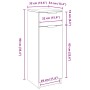 Armario de baño Roble Negro 32x34x90 cm Madera Elaborada by , Closets and storage - Ref: Foro24-863419, Price: 74,16 €, Disco...