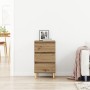 Cabinete de Noche Castaño Artesanal 40x35x70 cm Madera Elaborada by , Nightstands - Ref: Foro24-863428, Price: 69,25 €, Disco...