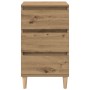 Cabinete de Noche Castaño Artesanal 40x35x70 cm Madera Elaborada by , Nightstands - Ref: Foro24-863428, Price: 69,25 €, Disco...