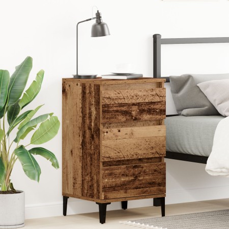Mesita de Noche Madera Vieja 40x35x70 cm Madera Ingenierizada de , Mesitas de noche - Ref: Foro24-863437, Precio: 79,64 €