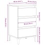 Mesita de Noche Madera Vieja 40x35x70 cm Madera Ingenierizada de , Mesitas de noche - Ref: Foro24-863437, Precio: 79,64 €