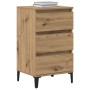 Gabinete de Noche Roble Artesanal 40x35x70 cm Madera Ingeniería de , Mesitas de noche - Ref: Foro24-863438, Precio: 79,90 €