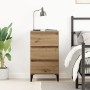 Gabinete de Noche Roble Artesanal 40x35x70 cm Madera Ingeniería de , Mesitas de noche - Ref: Foro24-863438, Precio: 79,90 €