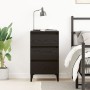 Mesita de Noche Negro Roble 40x35x70 cm Madera Elaborada de , Mesitas de noche - Ref: Foro24-863439, Precio: 82,03 €, Descuen...