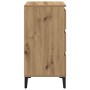 Gabinete de Noche Roble Artesanal 40x35x70 cm Madera Ingeniería de , Mesitas de noche - Ref: Foro24-863438, Precio: 79,90 €
