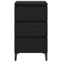 Mesita de Noche Negro Roble 40x35x70 cm Madera Elaborada de , Mesitas de noche - Ref: Foro24-863439, Precio: 82,03 €, Descuen...