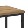 Mesa Consola Roble Artesano 200x30x75 cm Madera Ingenierizada y Acero de , Mesas auxiliares - Ref: Foro24-863446, Precio: 112...