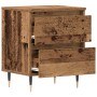Mesitas de noche 2 unidades Madera antigua 40x35x50 cm Madera compuesta de , Mesitas de noche - Ref: Foro24-863463, Precio: 1...