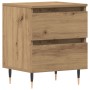 Mesita de Noche Roble Artesanal 40x35x50 cm Madera Engineered de , Mesitas de noche - Ref: Foro24-863464, Precio: 63,75 €, De...