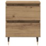Mesitas de Noche 2 pcs Roble Artesanal 40x35x50 cm Madera Ingenierizada de , Mesitas de noche - Ref: Foro24-863465, Precio: 1...
