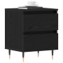 Mesas de Noche 2 pcs Negros de Roble 40x35x50 cm Madera Ingenierizada de , Mesitas de noche - Ref: Foro24-863467, Precio: 119...