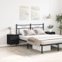 Mesas de Noche 2 pcs Negros de Roble 40x35x50 cm Madera Ingenierizada de , Mesitas de noche - Ref: Foro24-863467, Precio: 119...