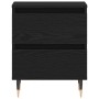 Mesas de Noche 2 pcs Negros de Roble 40x35x50 cm Madera Ingenierizada de , Mesitas de noche - Ref: Foro24-863467, Precio: 119...