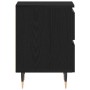 Mesas de Noche 2 pcs Negros de Roble 40x35x50 cm Madera Ingenierizada de , Mesitas de noche - Ref: Foro24-863467, Precio: 119...