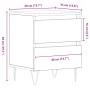 Mesita de Noche Madera Vieja 40x35x50 cm Madera Compuesta de , Mesitas de noche - Ref: Foro24-863482, Precio: 62,04 €, Descue...