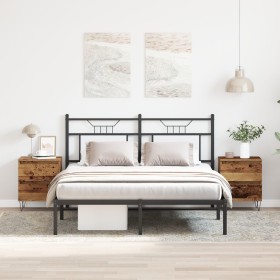 Cajones de Noche 2 pcs Madera Vieja 40x35x50 cm Madera Ecológica by , Nightstands - Ref: Foro24-863483, Price: 103,10 €, Disc...