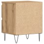 Cajones de Noche 2 pcs Roble Artisan 40x35x50 cm Madera Ingenierizada de , Mesitas de noche - Ref: Foro24-863485, Precio: 107...
