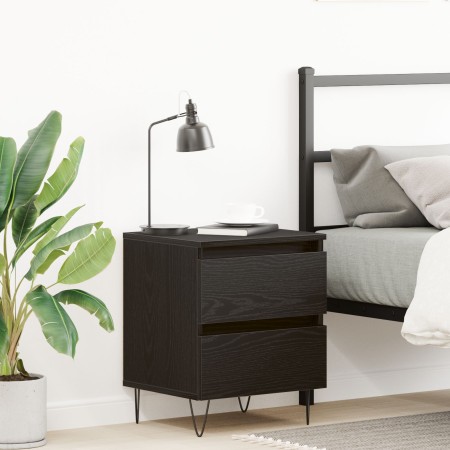 Cabinet de Noche  Negro Roble 40x35x50 cm Madera Ingenierizada | Foro24.es | Tu tienda online para hogar, jardín y más Foro24.es