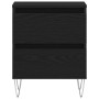 Mesitas de Noche 2 pcs Roble Negro 40x35x50 cm Madera Elaborada de , Mesitas de noche - Ref: Foro24-863487, Precio: 113,87 €,...