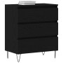 Sideboard con cajones Negro Roble 60x35x70 cm Madera de ingeniería de , Aparadores - Ref: Foro24-863497, Precio: 94,86 €, Des...