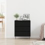 Sideboard con cajones Negro Roble 60x35x70 cm Madera de ingeniería de , Aparadores - Ref: Foro24-863497, Precio: 94,86 €, Des...