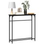 Mesa Consola Roble negro Marco de metal, superficie de MDF Compacta de , Mesas auxiliares - Ref: Foro24-863505, Precio: 33,53...