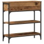 Mesa Consola Madera Vieja 72,5x25x75 cm Madera de Ingeniería y Acero de , Mesas auxiliares - Ref: Foro24-863519, Precio: 82,8...