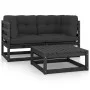 3-piece garden furniture set with solid pine wood cushions by vidaXL, Garden sets - Ref: Foro24-3076303, Price: 324,80 €, Dis...