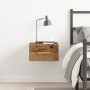 Cabinet de Noche Wall-Mounted Madera Vieja 35x35x20 cm von , Schließfächer und Lagerschränke - Ref: Foro24-863782, Preis: 38,...