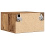 Mesitas de noche  2 pcs Montadas en la pared Madera vieja 35x35x20 cm | Foro24.es | Tu tienda online para hogar, jardín y más Foro24.es