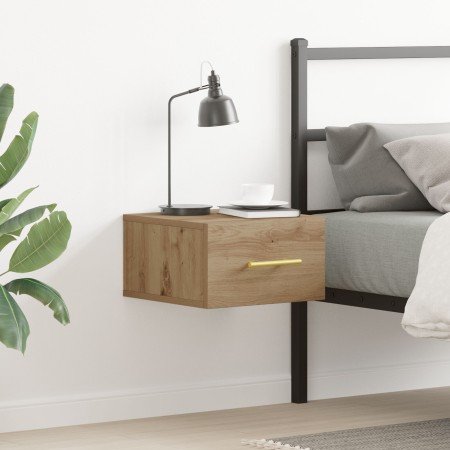 gabinete de noche montado en la pared  de roble artesanal 35x35x20 cm | Foro24.es | Tu tienda online para hogar, jardín y más Foro24.es